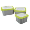 Matrix - Aasbox Matrix Grey/lime Bait Box SOLID TOP - Matrix