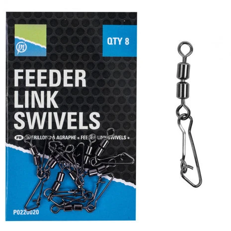 Preston - Wartels Feeder Link Swivels - Preston 1 Preston - Wartels Feeder Link Swivels - Preston