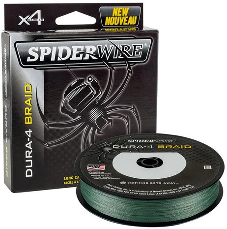 Spiderwire - Lijn Gevlochten Dura4 Braid - 300m - Green - Spiderwire 1 Spiderwire - Lijn Gevlochten Dura4 Braid - 300m - Green - Spiderwire