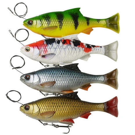 Savage Gear - Softbaits SG 4D Line Thru Pulse Tail Roach 18cm 90g SS - Savage Gear 1 Savage Gear - Softbaits SG 4D Line Thru Pulse Tail Roach 18cm 90g SS - Savage Gear