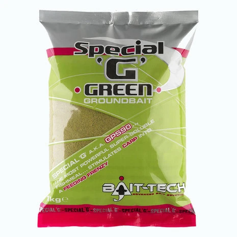 Bait Tech - Voeder Special 'G' Green Groundbait - 1kg - Bait Tech 1 Bait Tech - Voeder Special 'G' Green Groundbait - 1kg - Bait Tech