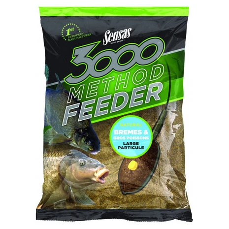 Voeder 3000 Method Bremes Et Gros Poissons 1Kg - Sensas 1 Voeder 3000 Method Bremes Et Gros Poissons 1Kg - Sensas