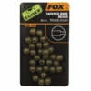 End Tackle Edges 4mm Tapered Bore Beads - Trans Khaki - Fox Carp