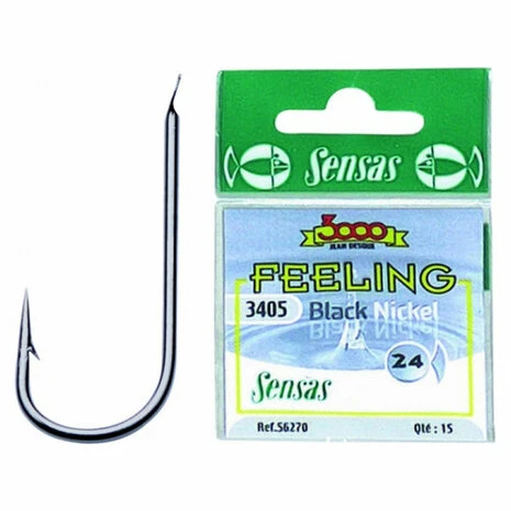 Haken Feeling 3405 Zwart - Sensas 1 Haken Feeling 3405 Zwart - Sensas