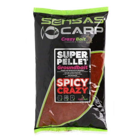 Sensas - Voeder Super Pellet Groundbait Spicy Crazy - Sensas 1 Sensas - Voeder Super Pellet Groundbait Spicy Crazy - Sensas