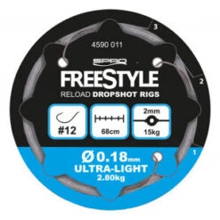 SPRO - Onderlijn FSTYL Reload Dropshot Rig - 68cm - SPRO -SENSAS Verkoop 1517515307