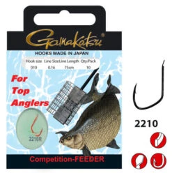 Gamakatsu - Onderlijn Hook BKS Bream Feeder 2210R - 100cm - Gamakatsu