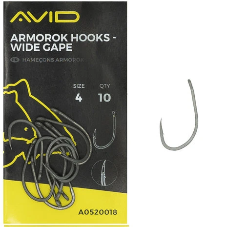 Avid - Haken Armorok Hooks - Wide Gape - Avid 1 Avid - Haken Armorok Hooks - Wide Gape - Avid