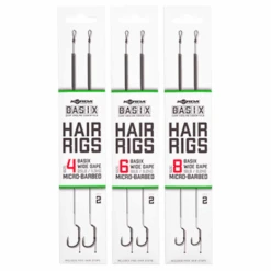Korda - Onderlijn Basix Hair Rigs Wide Gape Micro Barbed - Korda