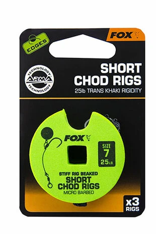 Fox Carp - Onderlijnen Edges Short Chod Rigs Barbed - Fox Carp 6 Fox Carp - Onderlijnen Edges Short Chod Rigs Barbed - Fox Carp - Afbeelding 6