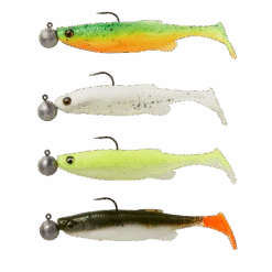 Savage Gear - Softbaits Fat Minnow T-Tail RTF Sinking Darkwater Mix 7gr + 7,5gr - Savage Gear