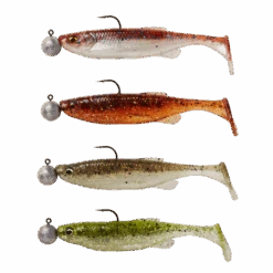 Savage Gear - Softbaits Fat Minnow T-Tail RTF Sinking Clearwater Mix 7gr + 7,5gr - Savage Gear