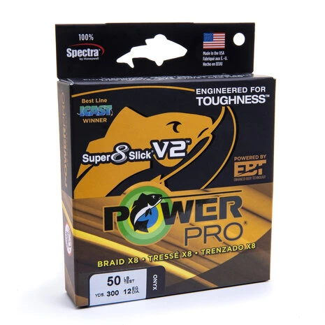 Power Pro - Lijn Gevlochten Super 8 Slick V2 Moon Shine - 135m - Power Pro 1 Power Pro - Lijn Gevlochten Super 8 Slick V2 Moon Shine - 135m - Power Pro