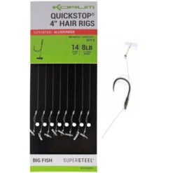 Korum - Big Fish Hair Rigs Quickstops Barbless - Korum
