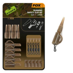 Fox Carp - End Tackle Edges Camo Running Safety Clip Kit - Fox Carp