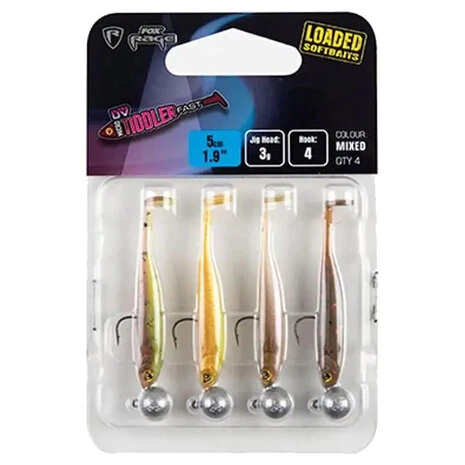 Fox Rage - Shads Micro Tiddler Fast Loaded UV Mixed Colour Pack - 4cm - 3gr - Fox Rage 1 Fox Rage - Shads Micro Tiddler Fast Loaded UV Mixed Colour Pack - 4cm - 3gr - Fox Rage