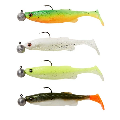 Savage Gear - Softbaits Fat Minnow T-Tail RTF Sinking Darkwater Mix 5gr + 7,5gr - Savage Gear 1 Savage Gear - Softbaits Fat Minnow T-Tail RTF Sinking Darkwater Mix 5gr + 7,5gr - Savage Gear