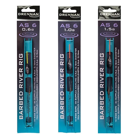 Drennan - Gemonteerde Lijn Barbed River Rig AS 6 - Drennan 1 Drennan - Gemonteerde Lijn Barbed River Rig AS 6 - Drennan