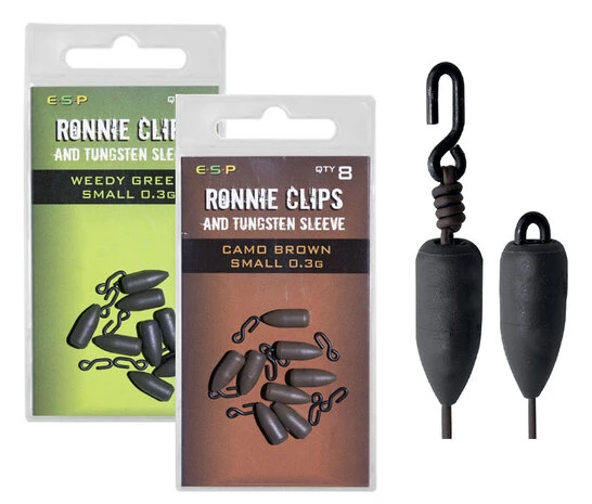 ESP - End Tackle Ronnie Clips And Tungsten Sleeve - ESP 1 ESP - End Tackle Ronnie Clips And Tungsten Sleeve - ESP